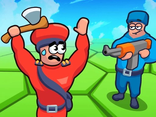 Tile Hex World: Red vs Blue